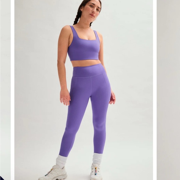 girlfriend collective Pants - GIRLFRIEND COLLECTIVE: Violet Compressive High Rise Legging, Sold Out Color